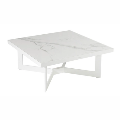Lage Tafel Borek Arta Alu Wit Aura 80x80x34 cm