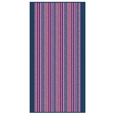 Handdoek Cawö Remake Stripes Berry-Multicolor (Set van 3)