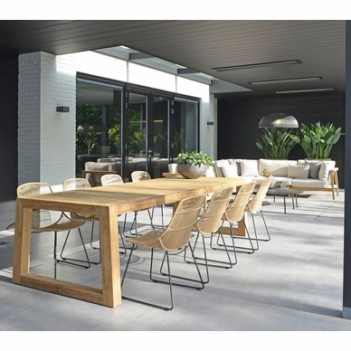 2020 M&L Reclaimed teak Mason table & Duke lounge - Fibre Stef chair - Aluminium Kick coffee table-1