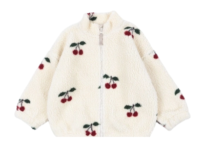 Jacke Konges Sløjd Jody Teddy Jacket Kinder Cherry