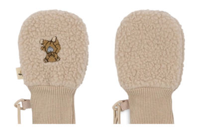 Gants Konges Sløjd Safa Baby Mittens Oxford Tan