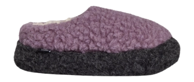 Pantoffel Rue de Wool Women The Nordic Low Lavender Lilac Charcoal Black