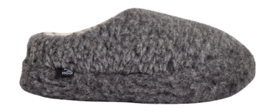 Pantoufles Rue de Wool Unisexe Le Nordic Low Iron Grey Iron Grey