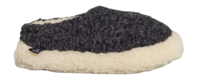 Pantoffel Rue de Wool Unisex The Nordic Low Charcoal Black Natural