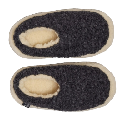 The Nordic Low - Charcoal Black_Natural - top view-_no-bg