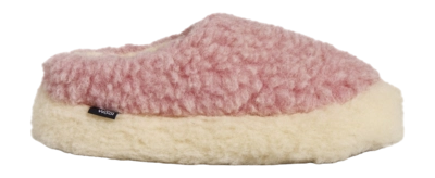 Pantoufles Rue de Wool Femme The Nordic Low Flamingo Pink Natural