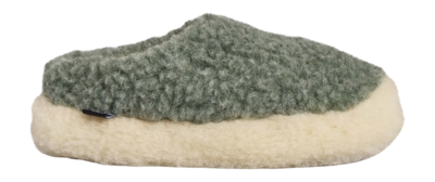 Pantoffel Rue de Wool Unisex The Nordic Low Sea Green Natural