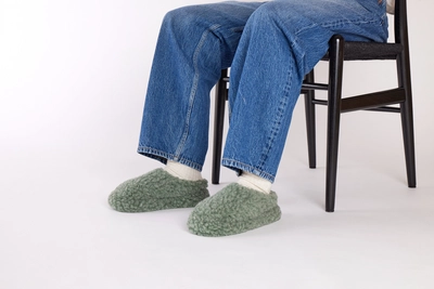 3---The Nordic Low - Sea Green_Sea Green - on feet view-min