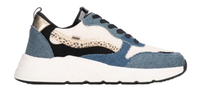 Sneaker POSH by Poelman Women Charlie Light Denim