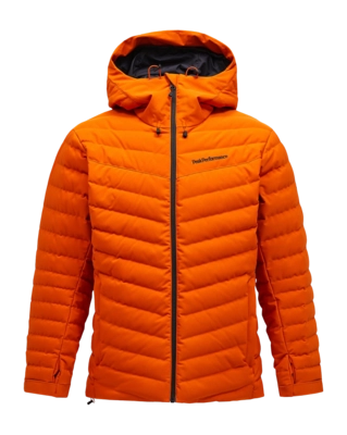 Ski Jacket Peak Performance Men Frost Ski Jacket Gold Flame