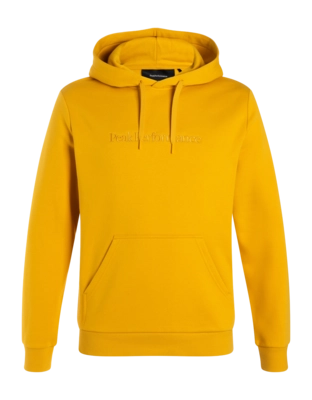 Hoodie Peak Performance Big Logo Hood Herren Pure Gold