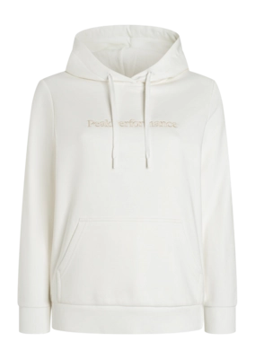 Hoodie Peak Performance Women Big Logo Hood Offwhite