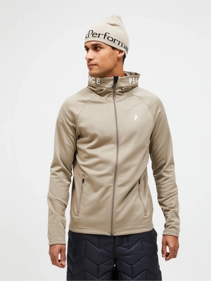 Jacket Peak Performance Men Rider Zip Hood Avid Beige Avid Beige Outdoorsupply