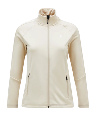 Jacke Peak Performance Rider Zip Jacket Damen Sand Fog Sand Fog
