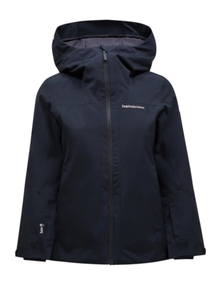 Ski Jacket Peak Performance Women Rider Tech Insulated Jacket Black