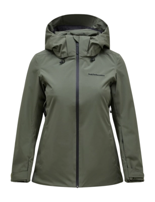 Ski Jacket Peak Performance Women Anima Jacket Pine Needle