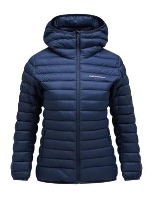 Jacket Peak Performance Women Down Liner Hood Jacket Blue Shadow