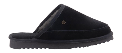 Pantoffel Warmbat Men Cowra Suede Black