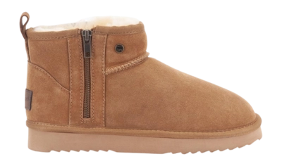 Boots Warmbat Women Durack Suede Zipper Cognac