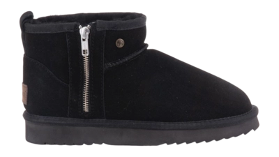 Boots Warmbat Women Durack Suede Zipper Black