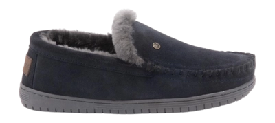 Pantoffel Warmbat Men Grizzly Suede Charcoal