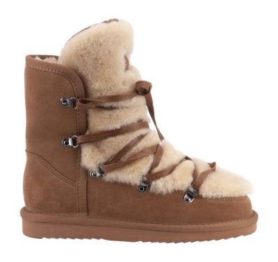Boots Warmbat Women Moonbi Suede Cognac