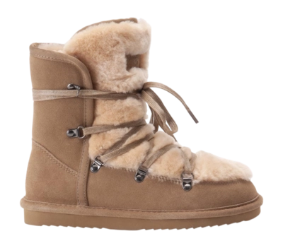 Boots Warmbat Women Moonbi Suede Camel