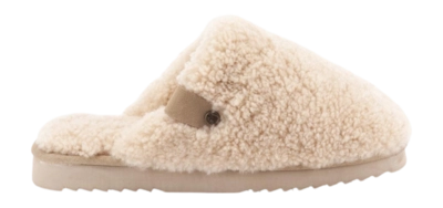 Pantoffel Warmbat Women Midura Curley Fur Ecru