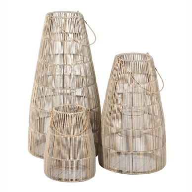 2022 M&L fibre Mace lanterns linen