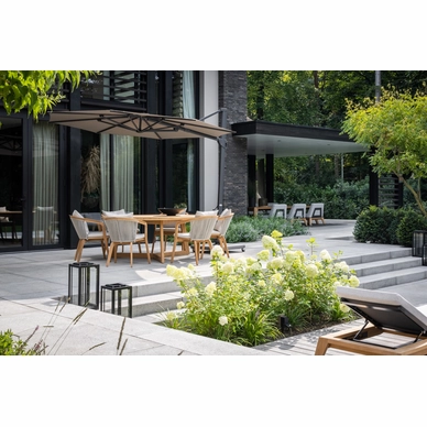 2022 Borek teak rope Chepri dining chair - teak Limone table - Hybrid Low dining chair and low dining table_preview