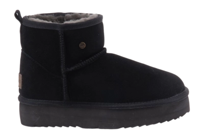 Boots Warmbat Women Wallaby Suede Plateau Black