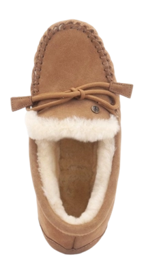 Hausschuhe Warmbat Warenda Suede Damen Cognac