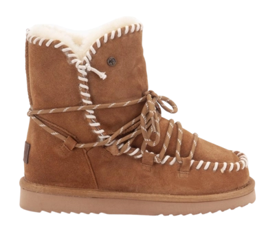 Boots Warmbat Women Waturra Suede Lace Cognac