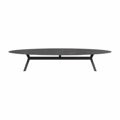 Tuintafel Borek Lexx Alu Antraciet + Dekton Kelya 450 x 115 x 75 cm