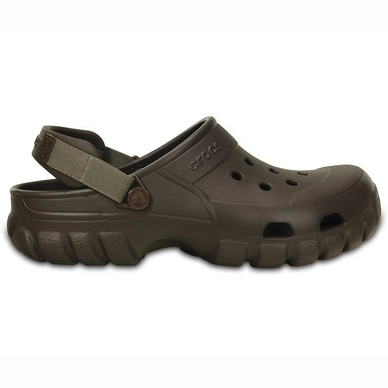 Medizinische Clogs Schuhe von Crocs Offroad Sport Clog Braun