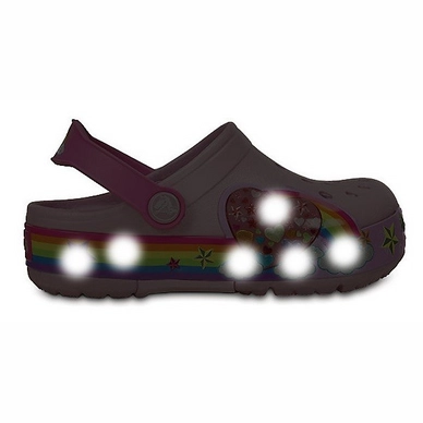 Sandaal Crocs Crocslights Rainbow Heart Pink