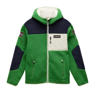 Veste Napapijri Homme Yupik Full Zip Hoody 3 Green Kelly