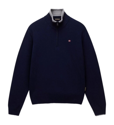 Pullover Napapijri Dain Half Zip 5 Herren Blu Marine