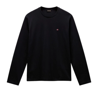 T-Shirt Napapijri Men Salis LS 1 Black 041