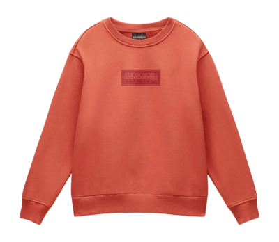Sweatshirt Napapijri Women B-Box Logo Red Sauce