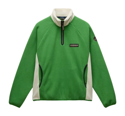 Veste Polaire Napapijri Homme T-Dolent Half Zip Green Kelly