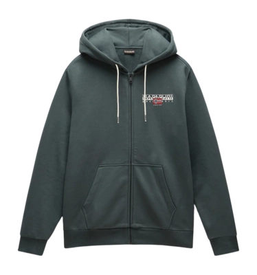 Hoodie Napapijri B-Aylmer Full Zip Hoodie Winter Herren Green Urban