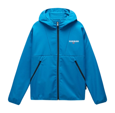 Jacket Napapijri Men A-Bunz Full Zip Hoodie Blue Sapphire