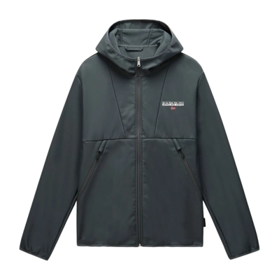 Jacket Napapijri Men A-Bunz Full Zip Hoodie Green Urban