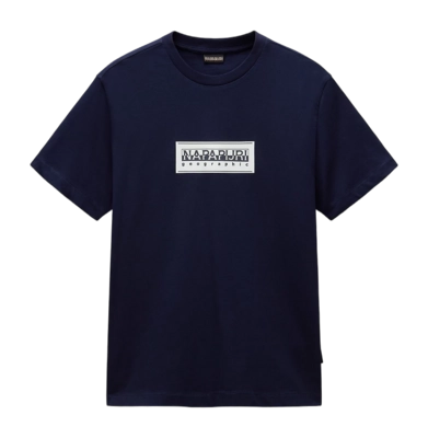 T-shirt Napapijri Homme S-Box Logo SS Black 041