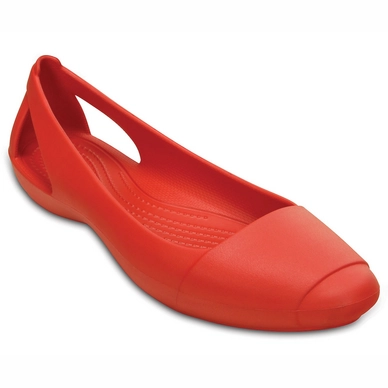 Ballerina Crocs Sienna Flat Flame
