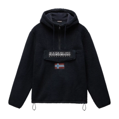 Polaire Napapijri Homme T-Burgee Curly Black 041