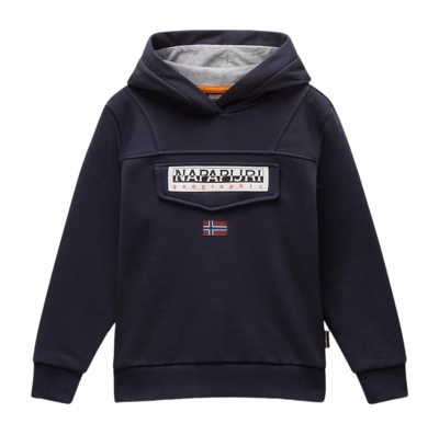 Hoodie Napapijri Kids Burgee W 3 Blu Marine