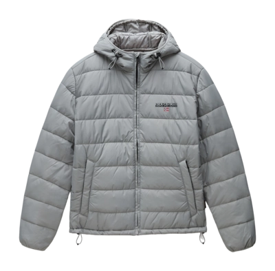 Jacket Napapijri Men A-Suhre Med Grey Solid