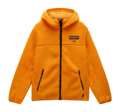 Veste Polaire Napapijri Homme T-Tynik Full Zip Hoodie Orange Marigold
